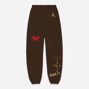 Travis Scott x Air Jordan Sweatpant 'Cactus Jack Highest' Brown (FW19) Other Air Jordan shoes