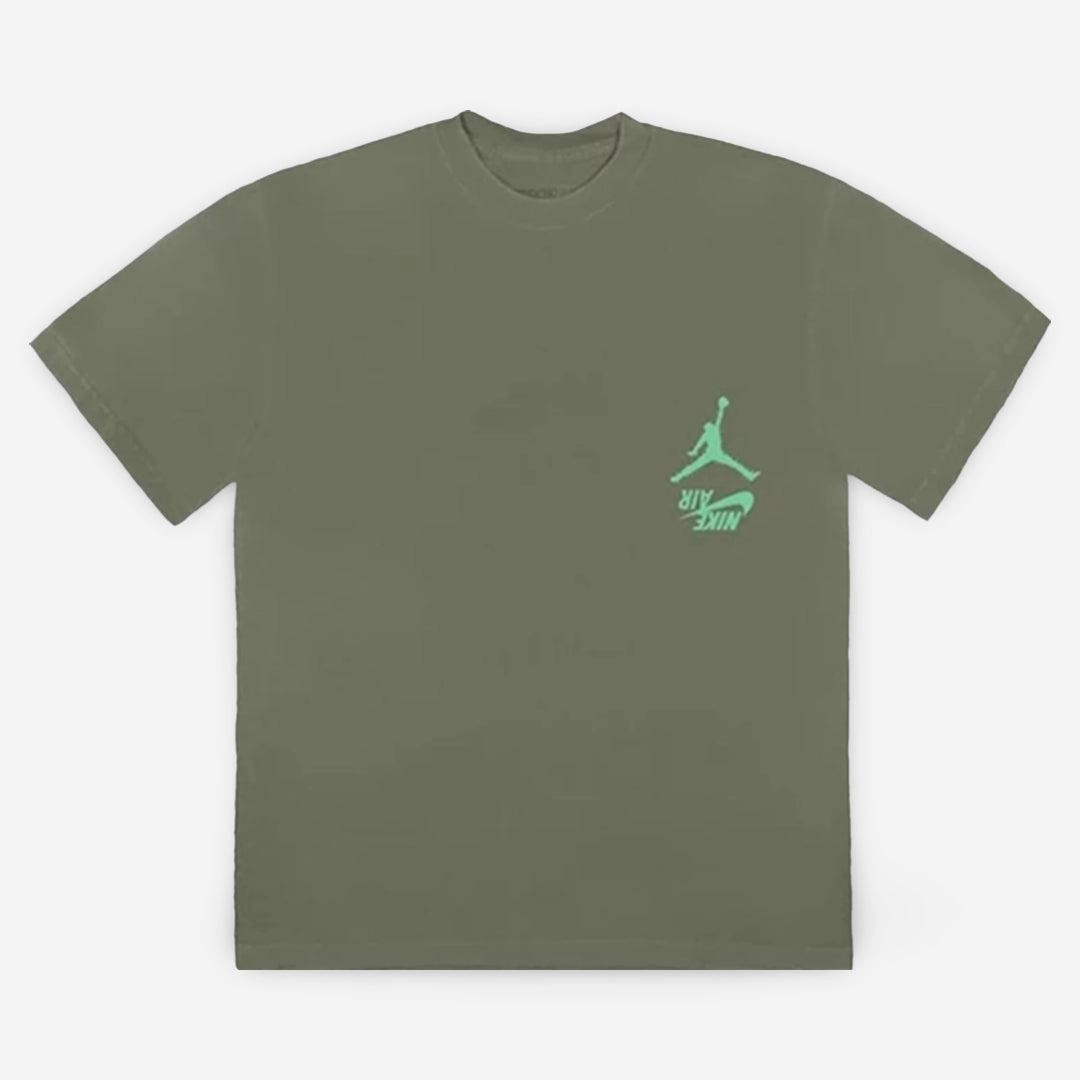 Travis Scott x Air Jordan T-Shirt 'Cactus Jack Highest' Olive (FW19) Other Air Jordan shoes