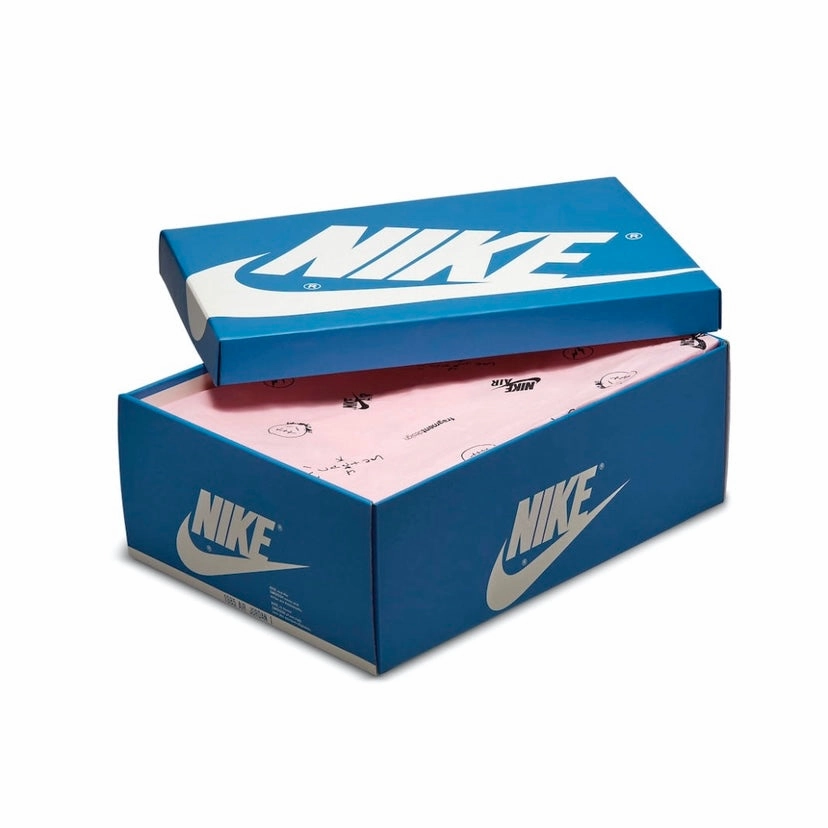Travis Scott x Fragment x Air Jordan 1 Retro High White Black Royal Sail Retro Sneakers