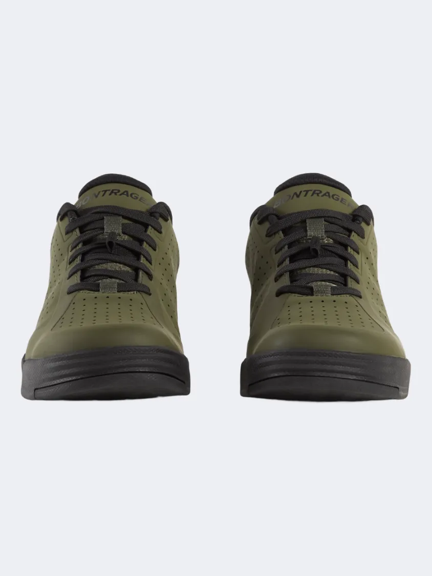 Trek Bontrager Flatline Mountain Men Biking Shoes Olive Grey/Black Mens Urban Style Comfort Shoes