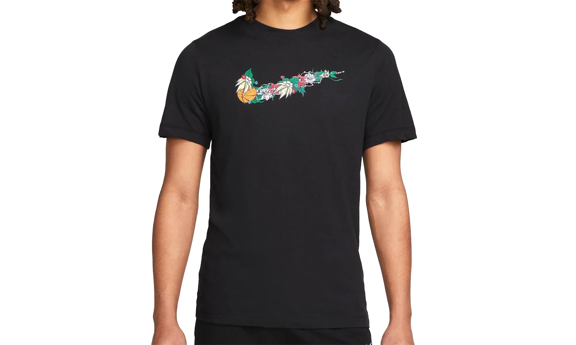 Tropical Swoosh Tee Mens Style "BLACK" nike everyday mens shoes