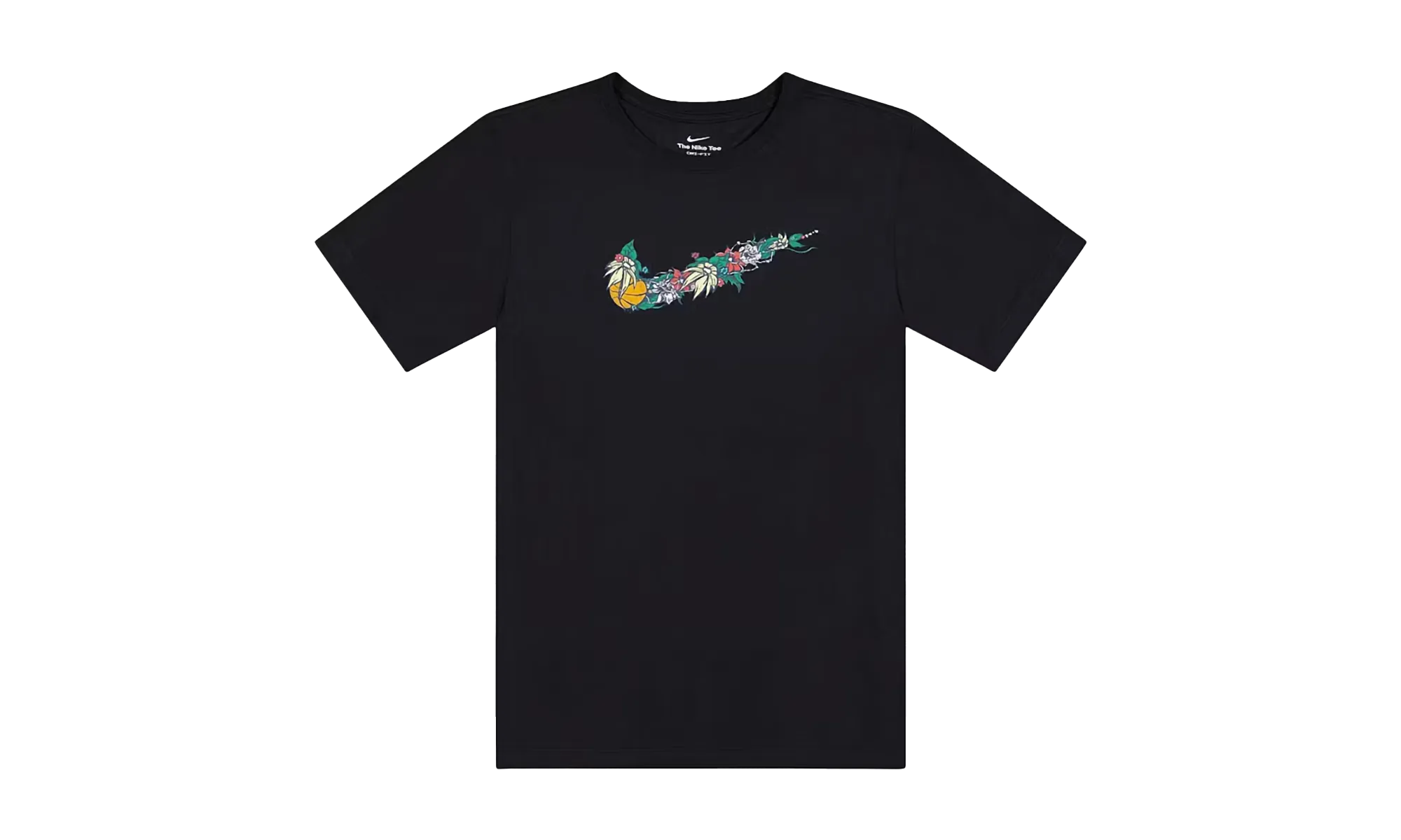 Tropical Swoosh Tee Mens Style "BLACK" Nike Mens styles