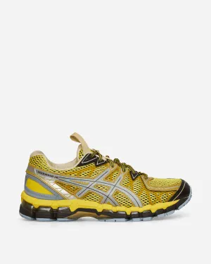 UB9-S GEL-Kayano 20 Sneakers Vibrant Yellow / Pure Silver Asics men's running shoes with gel cushioning
