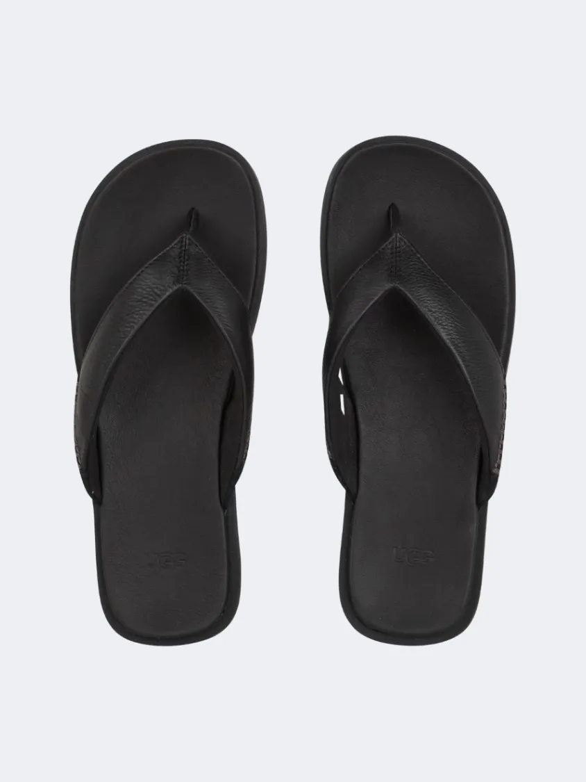 UGG Seaside Ii Men Lifestyle Slippers Black Mens Urban Style Comfort Shoes