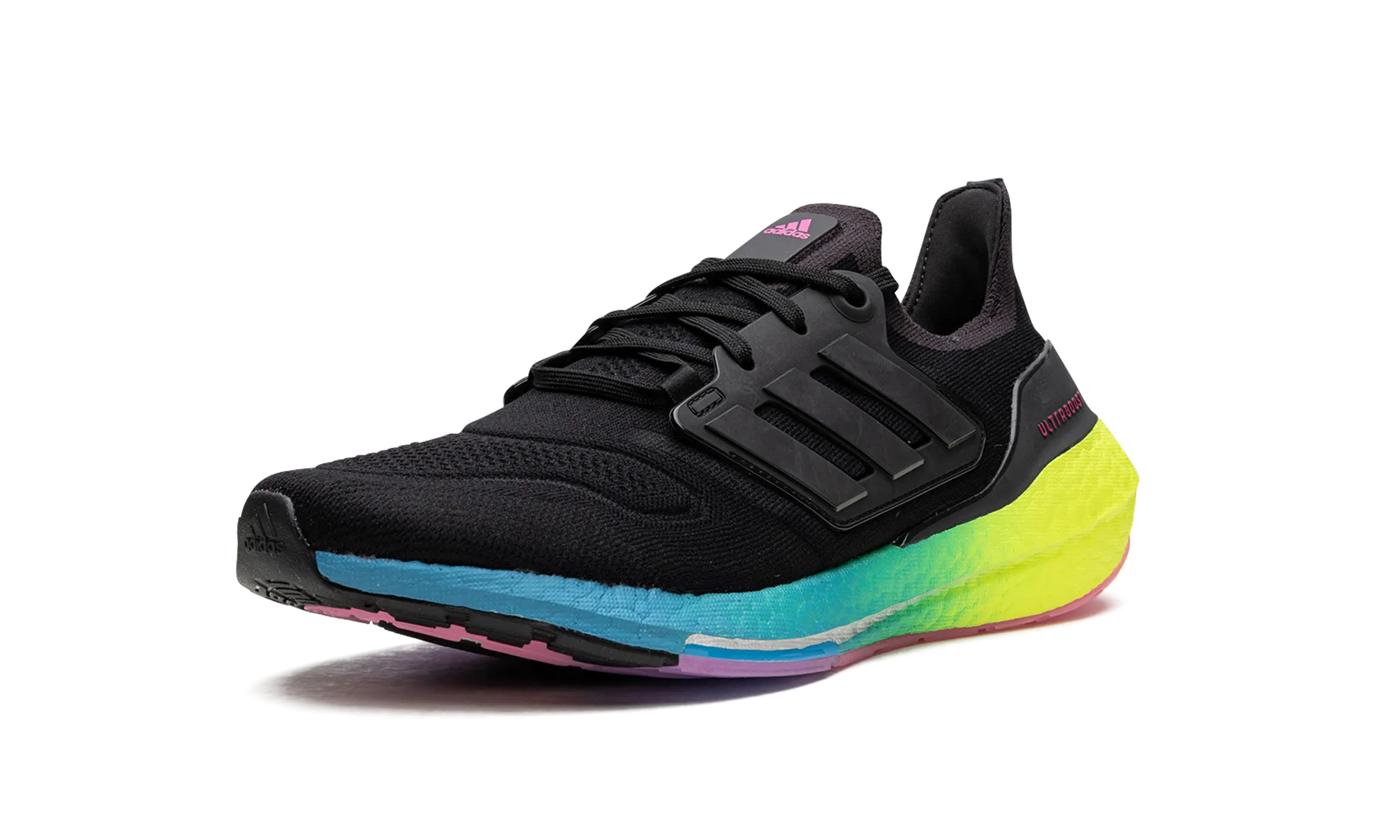 Ultraboost 22 "Black / Multicolor Midsole" adidas low-top mens trainers