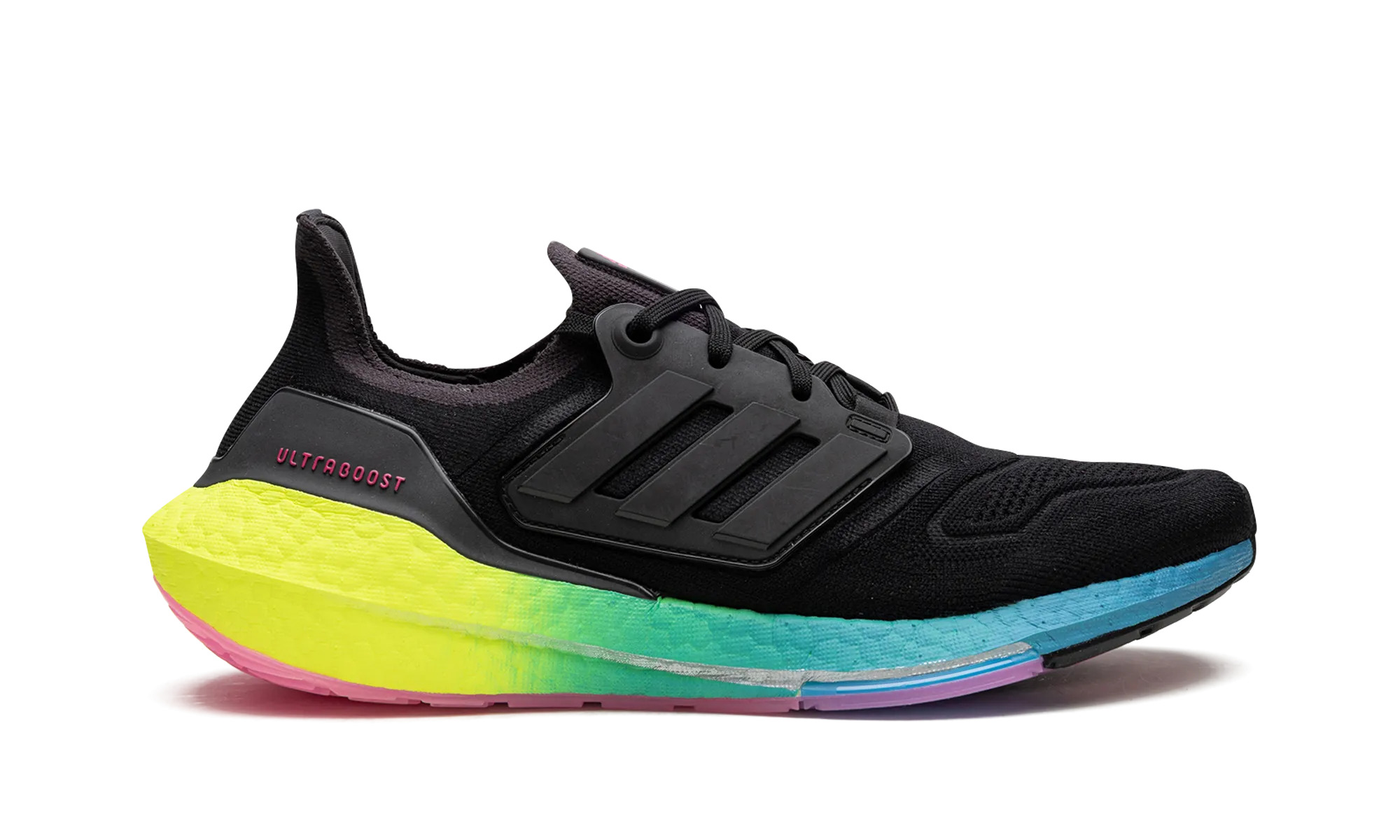 Ultraboost 22 "Black / Multicolor Midsole" adidas low-top mens trainers