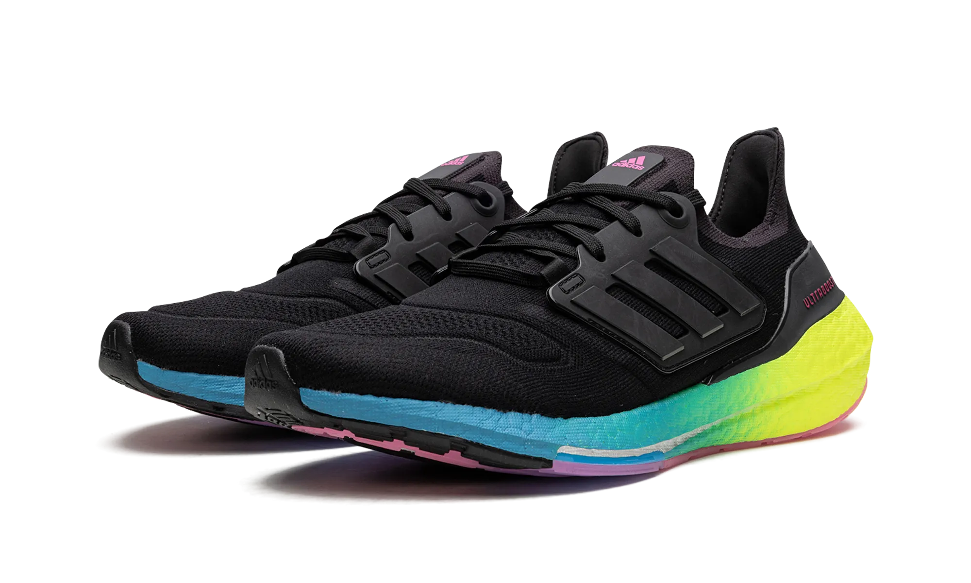 Ultraboost 22 "Black / Multicolor Midsole" adidas low-top mens trainers