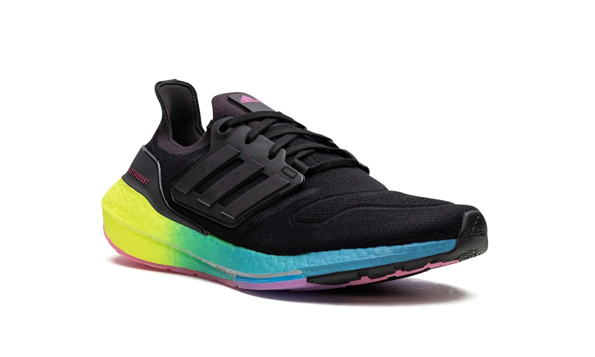 Ultraboost 22 "Black / Multicolor Midsole" adidas low-top mens trainers