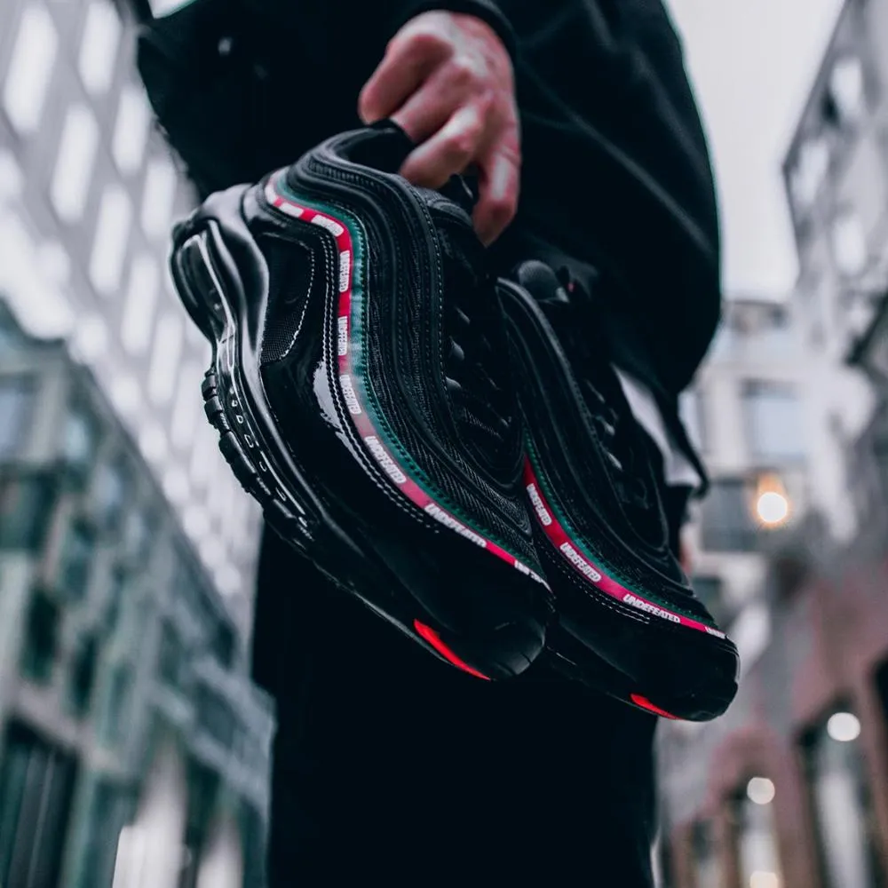 Undefeated x Nike Air Max 97 OG Black Nike Air Max cushioned sneakers