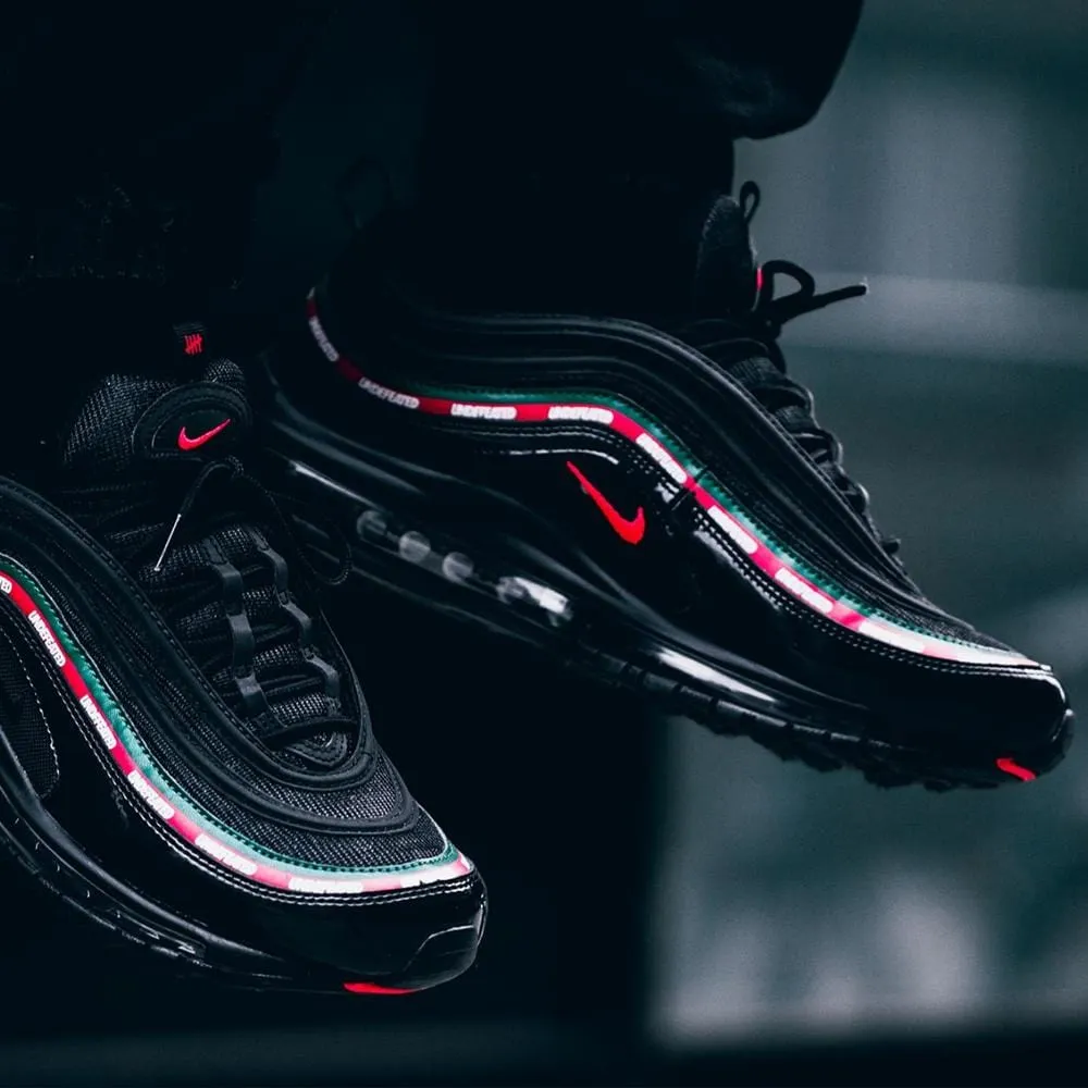 Undefeated x Nike Air Max 97 OG Black Nike Air Max cushioned sneakers