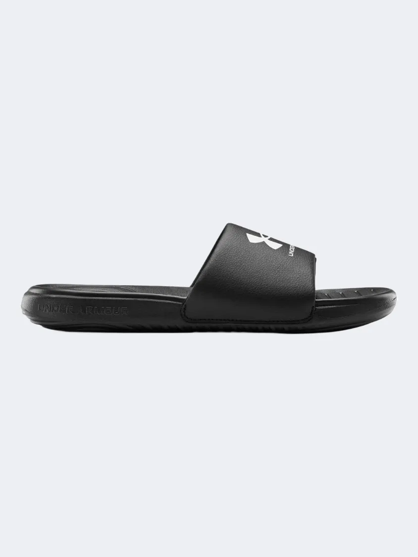 Under Armour Ansa Fixed Men Lifestyle Sandals Black/White Essential mens casual shoes for comfort