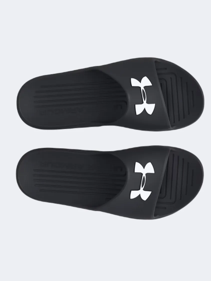 Under Armour Core Pth Unisex Lifestyle Slippers Black/White Mens Casual Everyday Sneakers