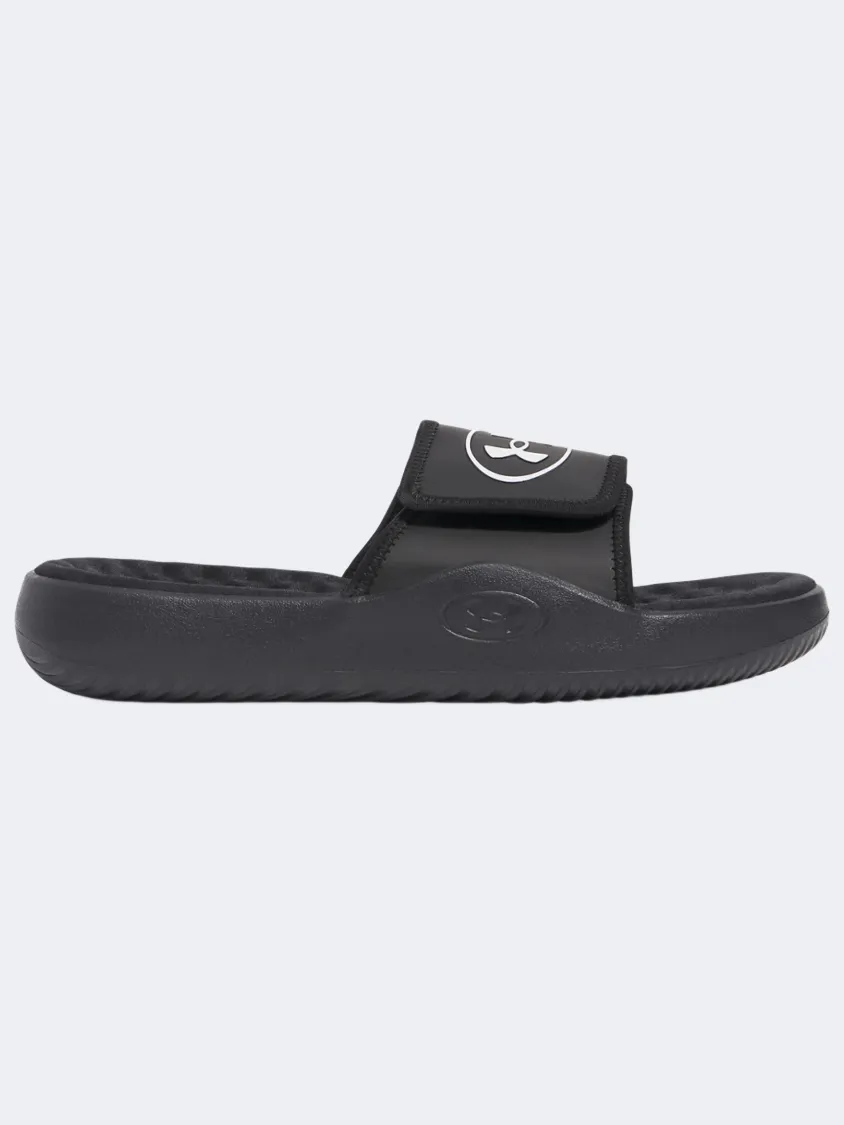 Under Armour Ignite Pro 8 Men Lifestyle Slippers Galax Black/White Essential mens casual shoes for comfort