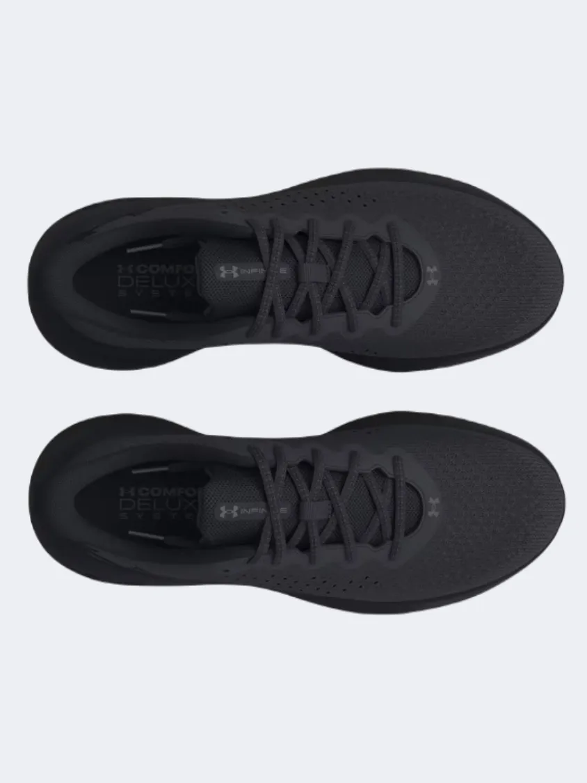 Under Armour Infinite Men Running Shoes Black Mens Casual Everyday Sneakers