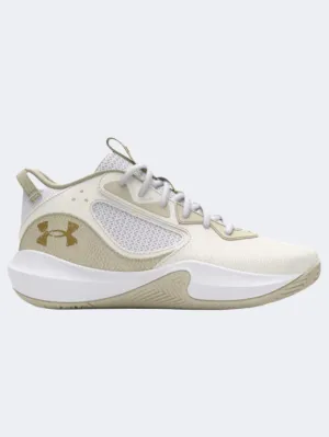 Under Armour Lockdown 6 Men Basketball Shoes White/Silt/Gold Essential mens casual shoes for comfort