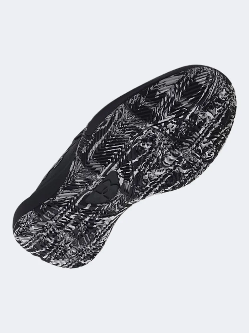 Under Armour Lockdown 7 Men Basketball Sneakers Black/Metalic Silver Mens Urban Style Comfort Shoes