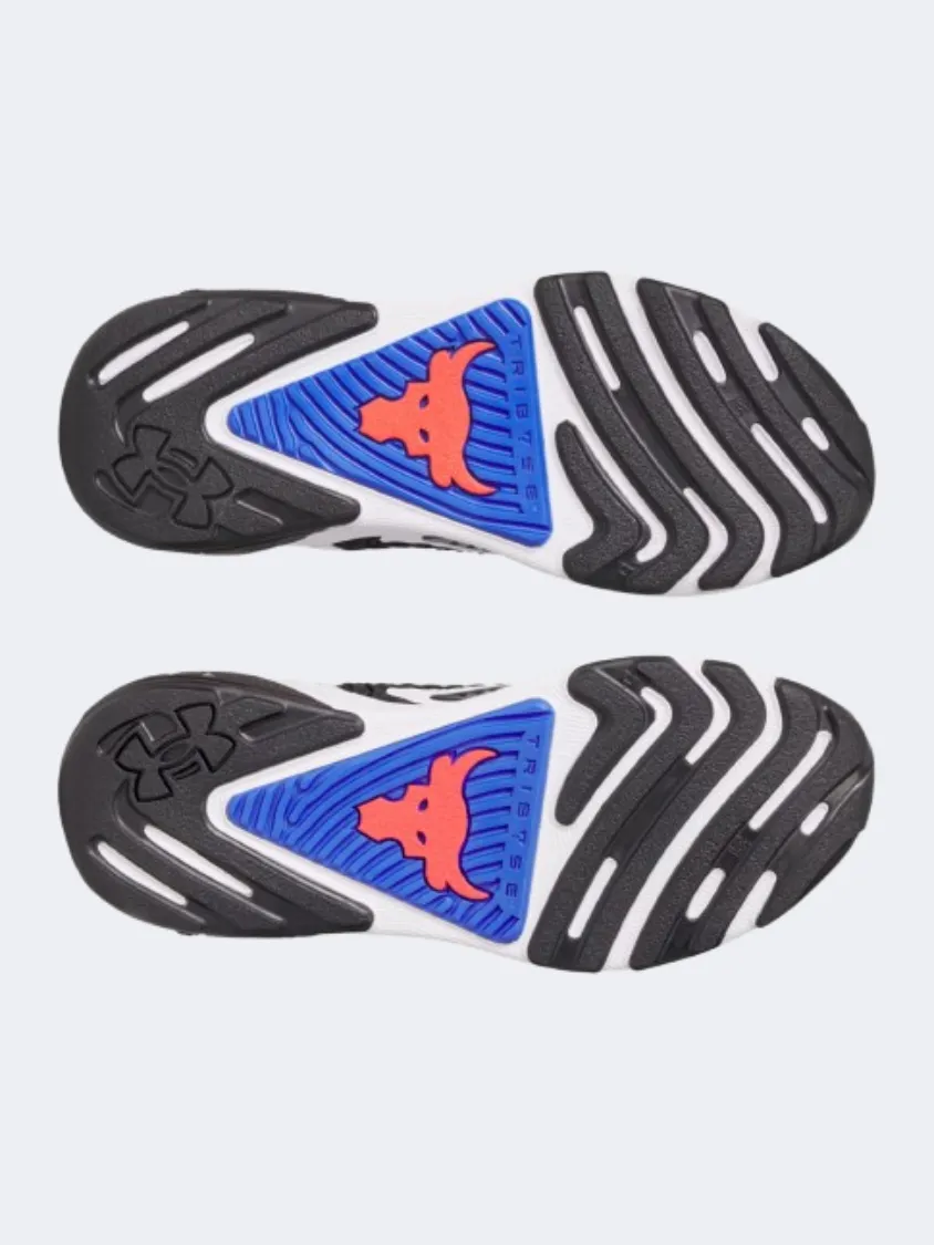 Under Armour Projet Rock 7 Men Training Sneakers Black/White/Red Mens Urban Style Comfort Shoes