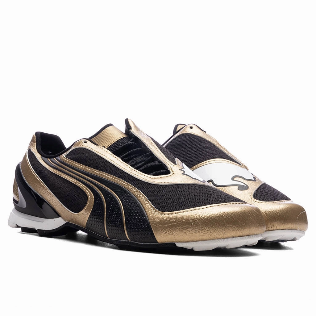 V-S1 Metallic - Gold/Black Puma Everyday Style Shoes