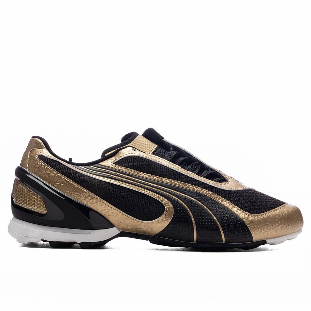 V-S1 Metallic - Gold/Black Puma sneakers for casual streetwear