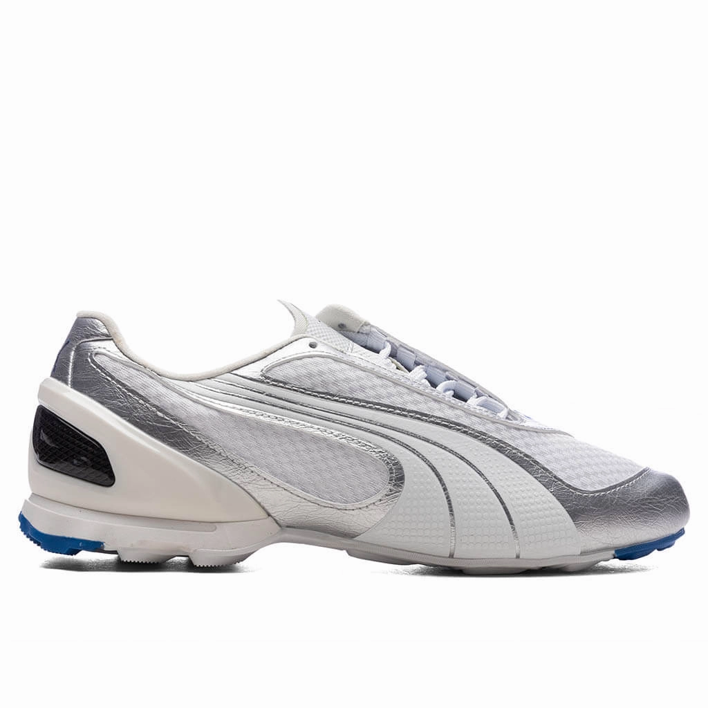 V-S1 Metallic - White/Silver Puma sneakers for casual streetwear
