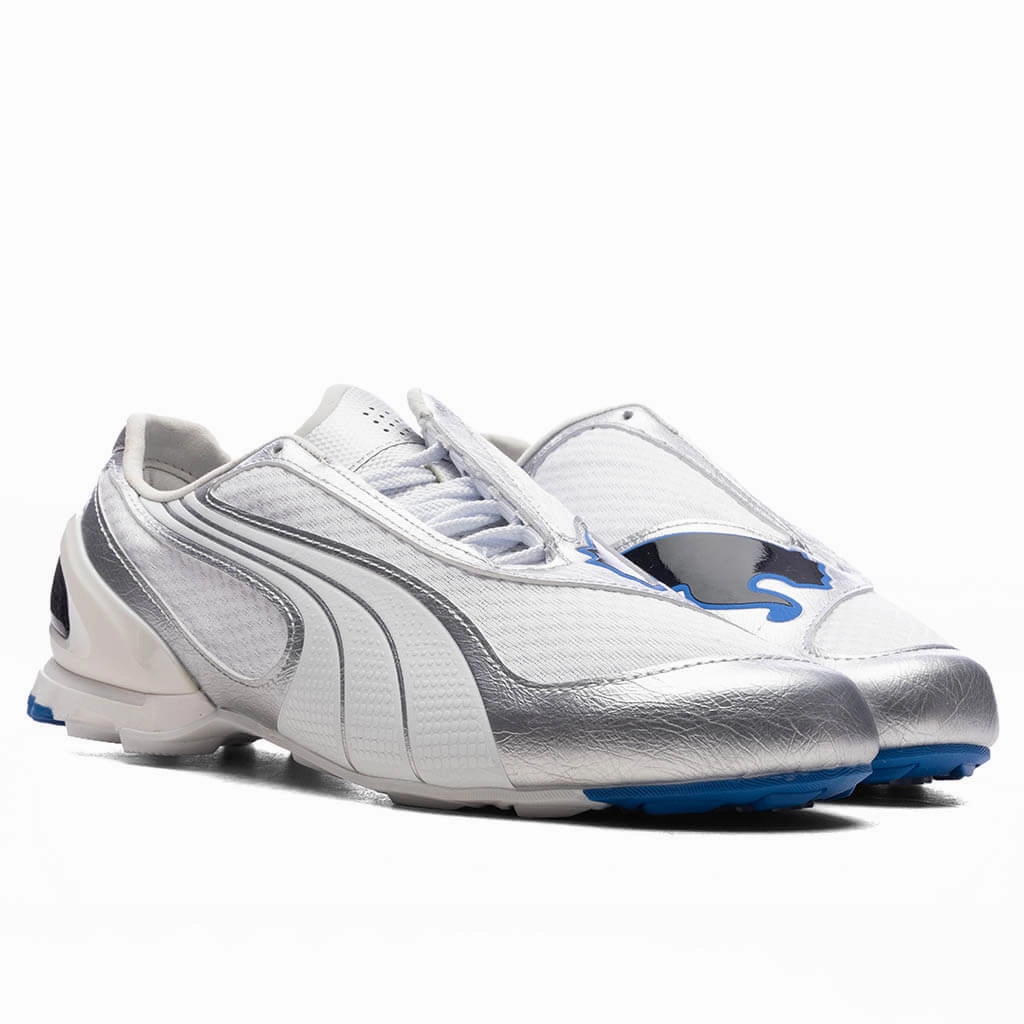 V-S1 Metallic - White/Silver Puma Everyday Style Shoes