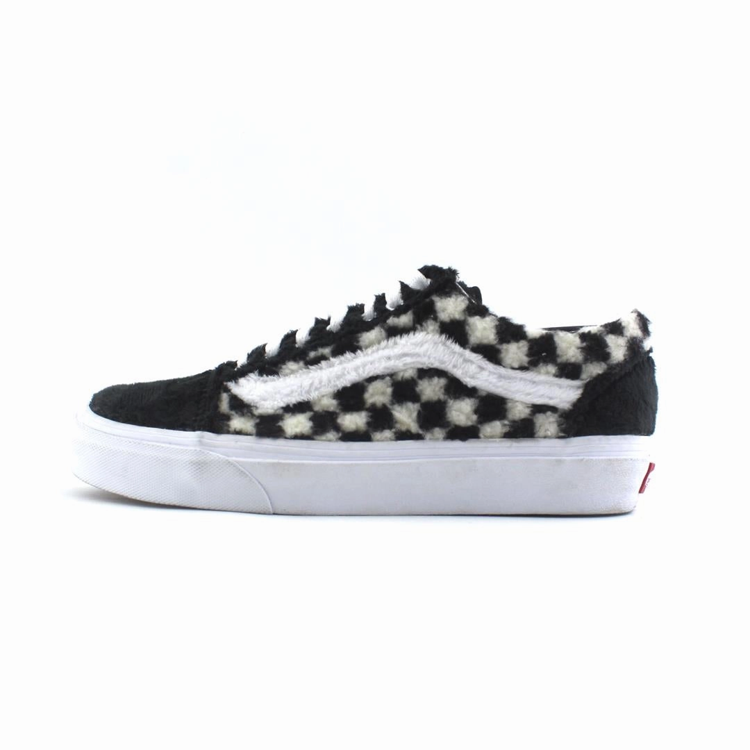 VANS SHERPA FAUX FUR CHECKERBOARD Vans iconic skate shoe designs