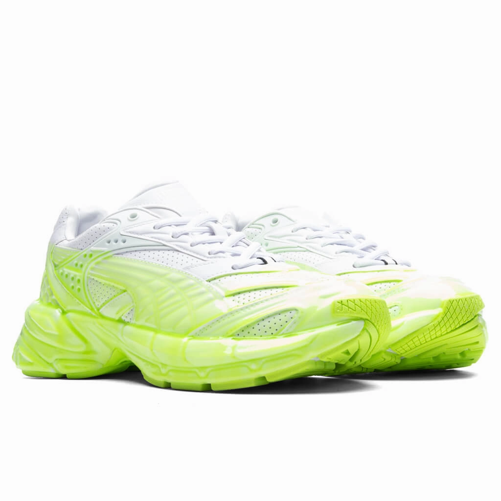 Velophasis Slime - White/Pro Green Puma Everyday Style Shoes