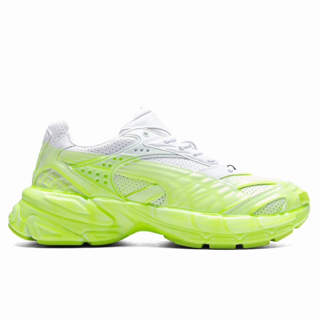 Velophasis Slime - White/Pro Green Puma sneakers for casual streetwear