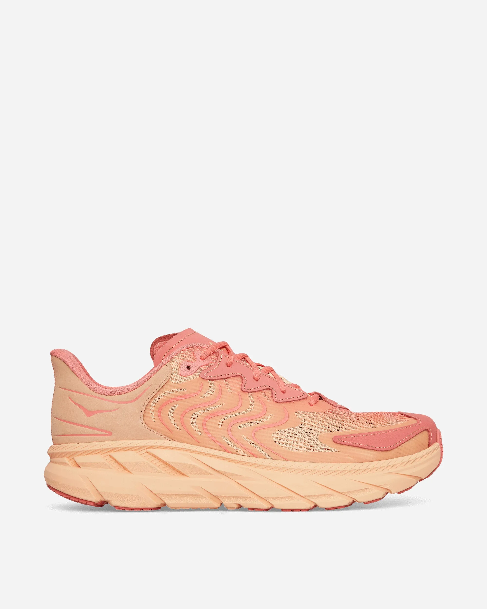 Vibrant Bloom Clifton LS Sneakers Cantaloupe / Electric Coral Hoka One One men's shoes