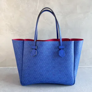 Vincennes MM Reversible Tote, Blue / Red Moreau Bags