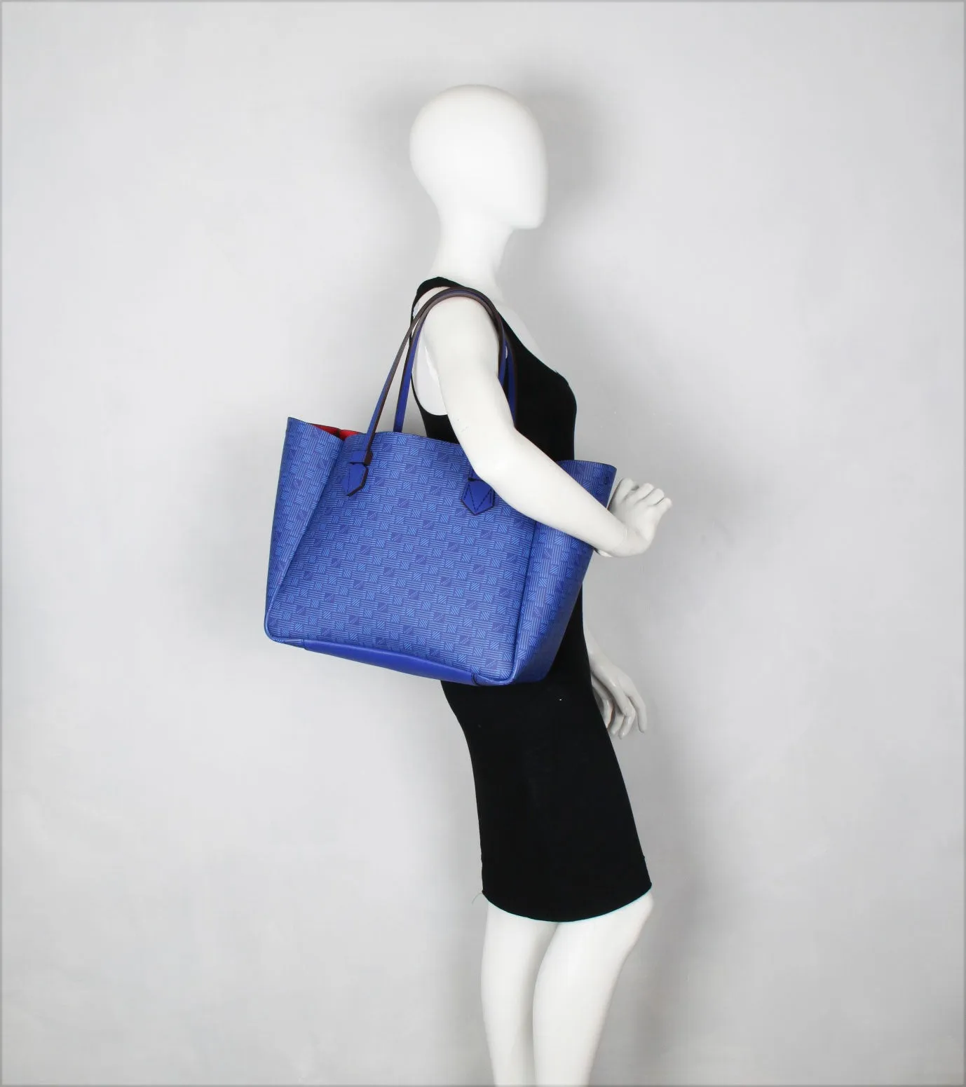 Vincennes MM Reversible Tote, Blue / Red Moreau Bags