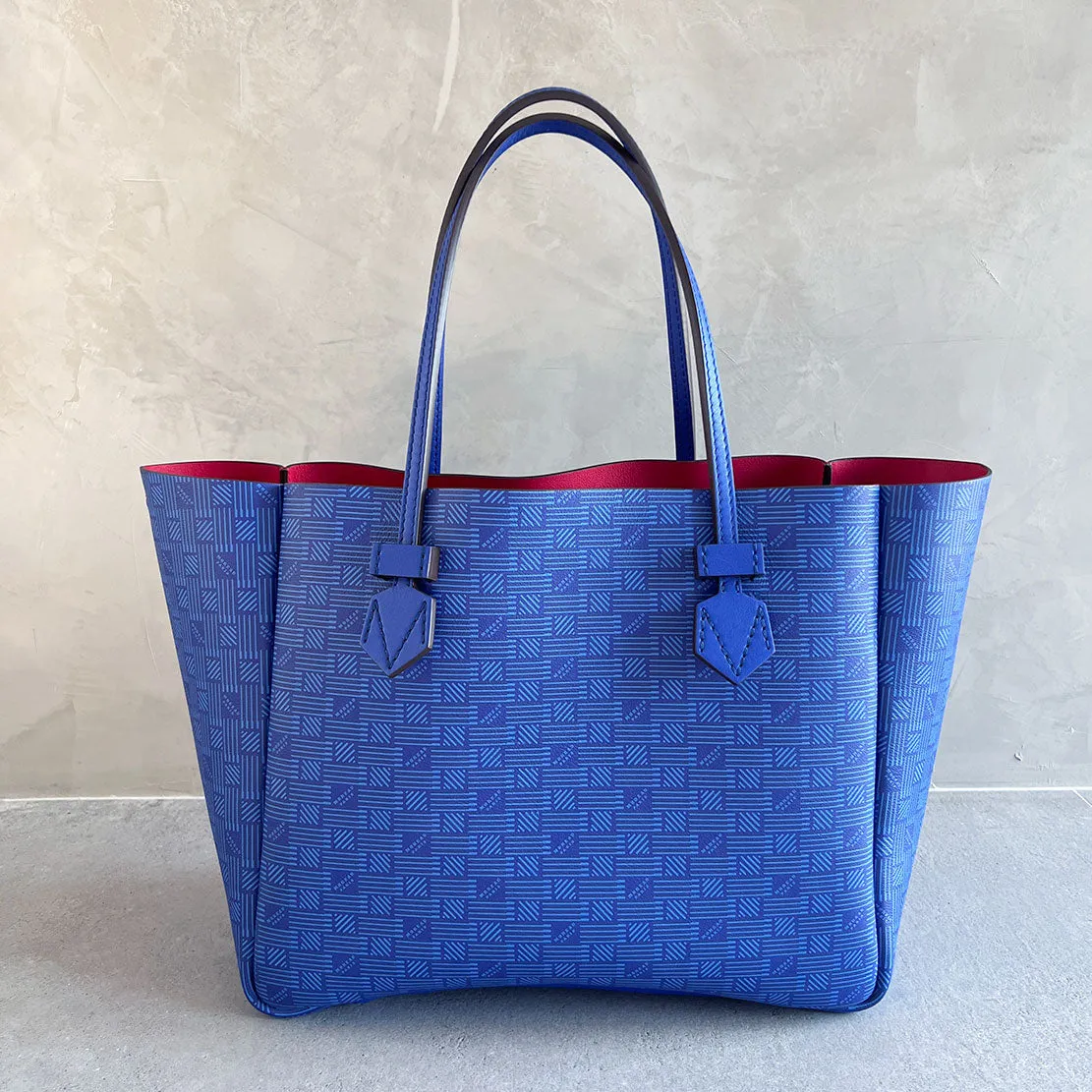Vincennes MM Reversible Tote, Blue / Red Moreau Bags