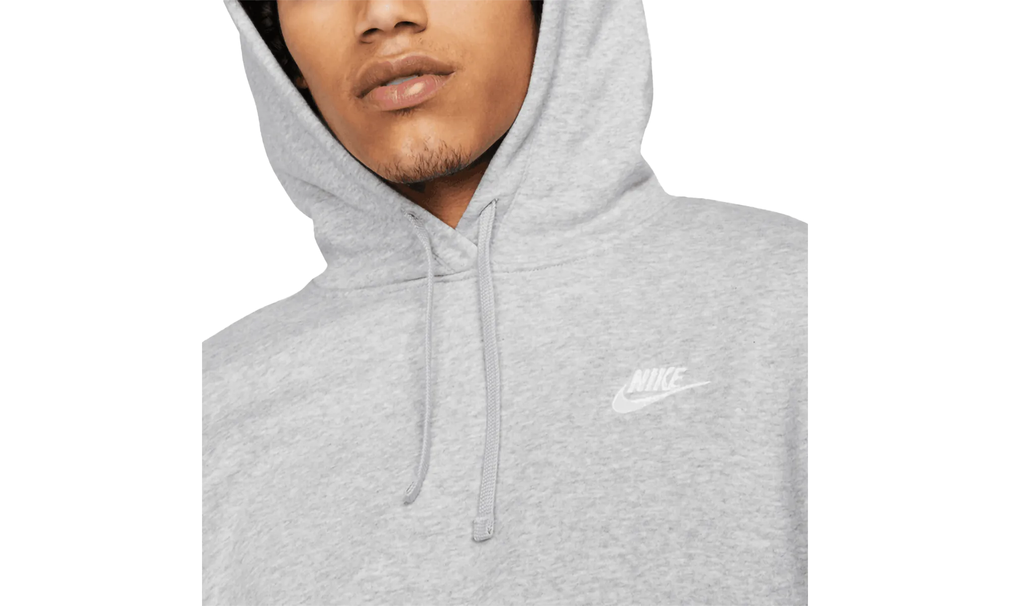 W NSW Club Fleece Pullover Hoodie "GREY" nike stylish womens footwear
