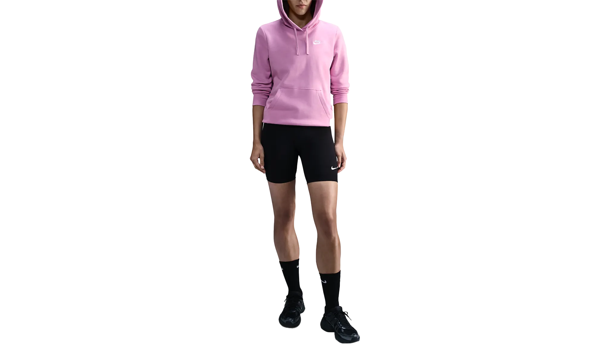 W NSW Club Fleece Pullover Hoodie "PINK" nike stylish womens footwear