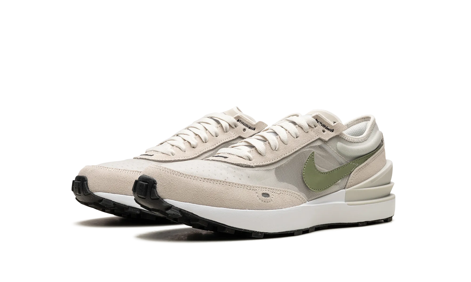 WAFFLE ONE GS "Light Bone Oil Green" nike school-ready sneakers