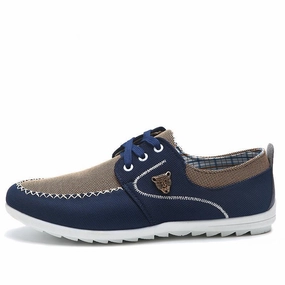 West Louis™ Comfortatble Canvas Men Driving Shoes