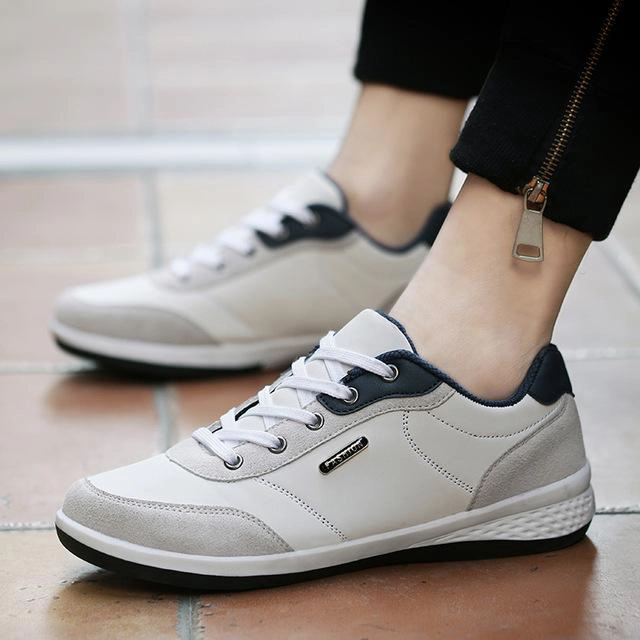 West Louis™ Lace-Up Microfiber Leather Sneakers