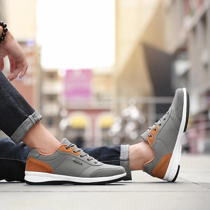 West Louis™ Lace-Up Microfiber Leather Sneakers