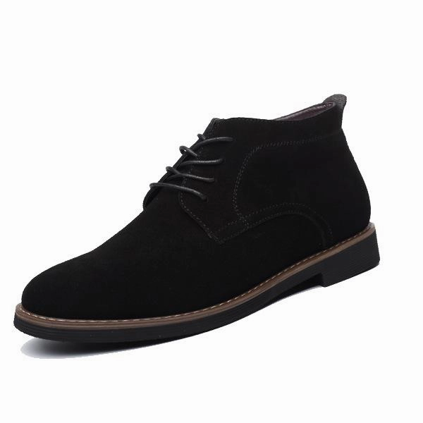 West Louis™ Solid Suede Leather Men Shoes