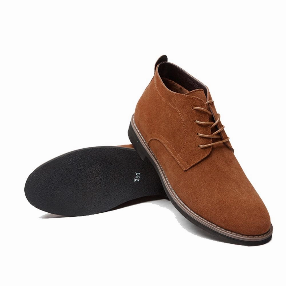 West Louis™ Solid Suede Leather Men Shoes