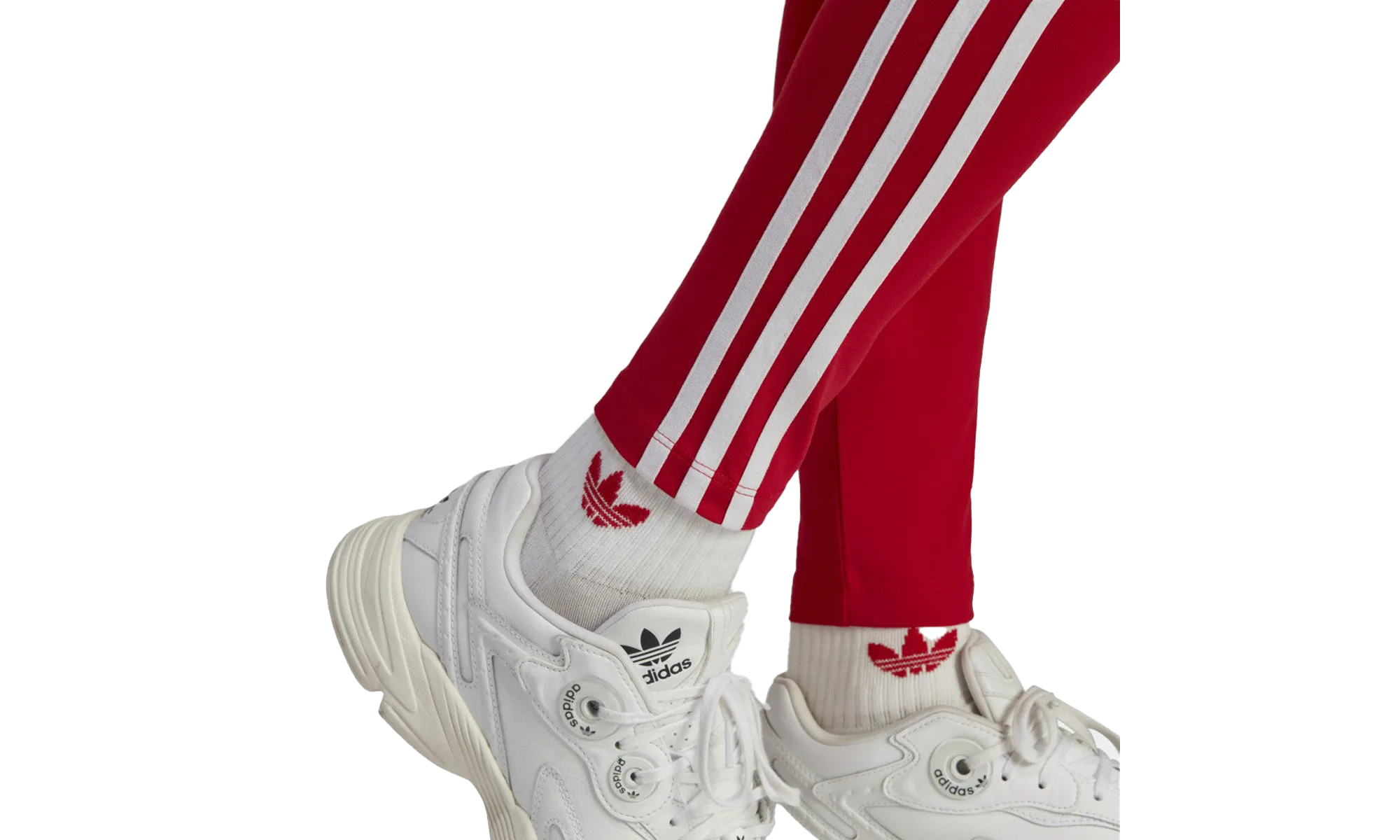 Wo 3 STRIPES TIGHT "Red" adidas stylish womens sneakers