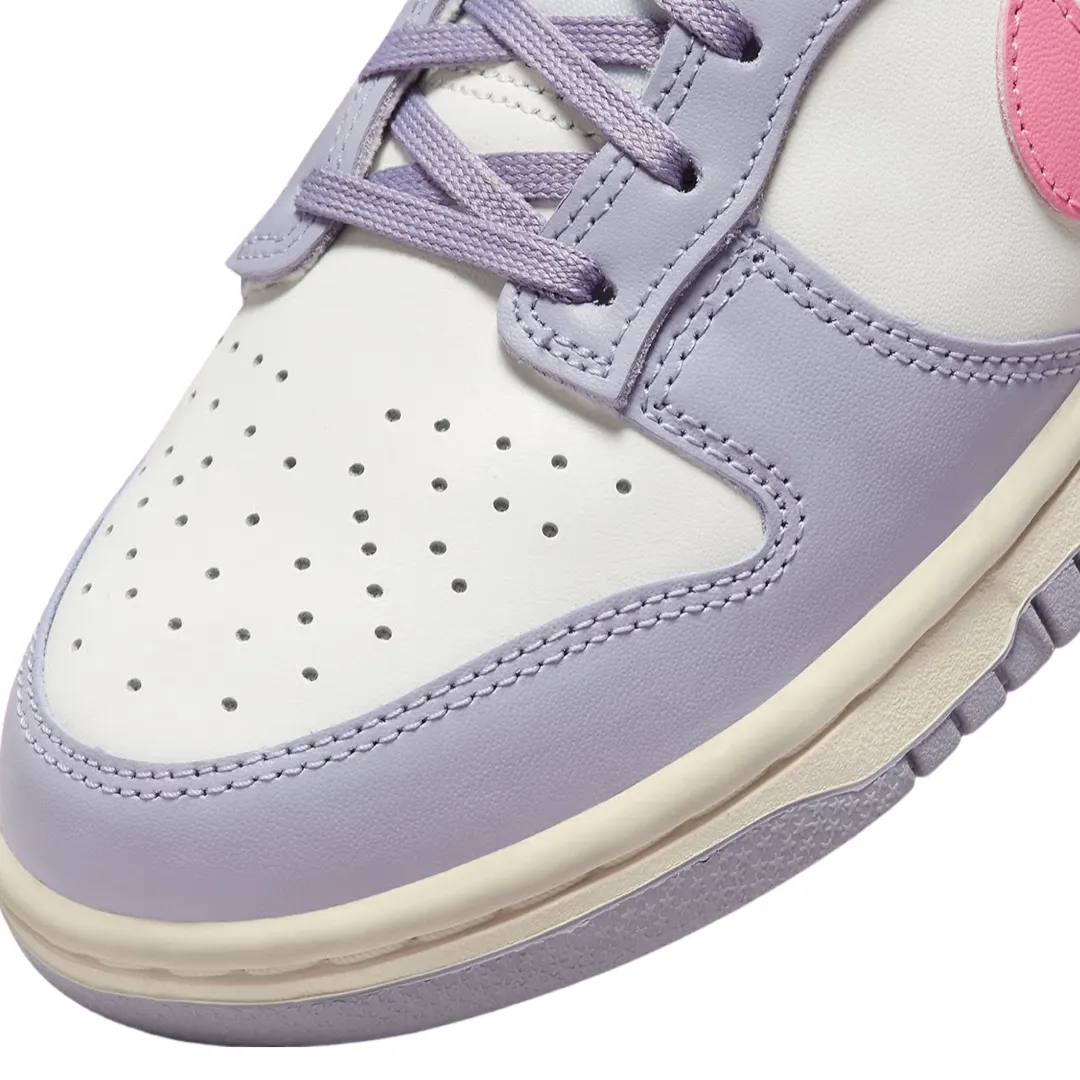 Women Nike Dunk Low Indigo Haze Coral Chalk Sail Iconic Sneakers