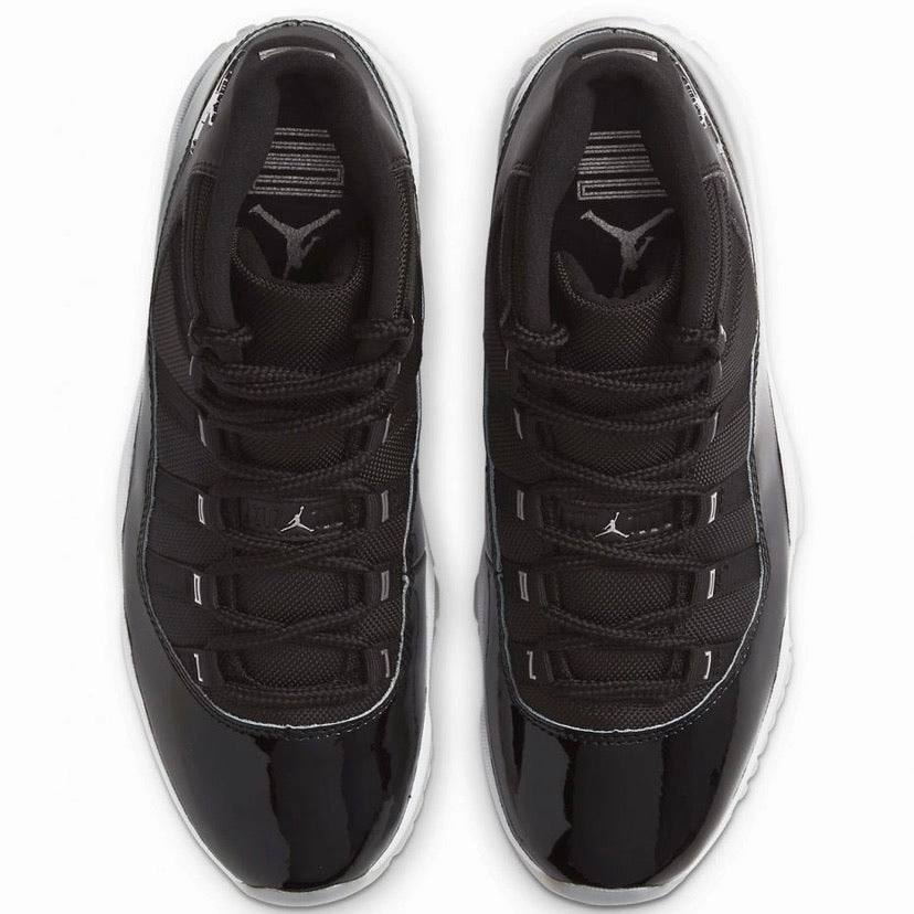 Women's Air Jordan 11 Retro Jubilee Black Silver White Retro Sneakers