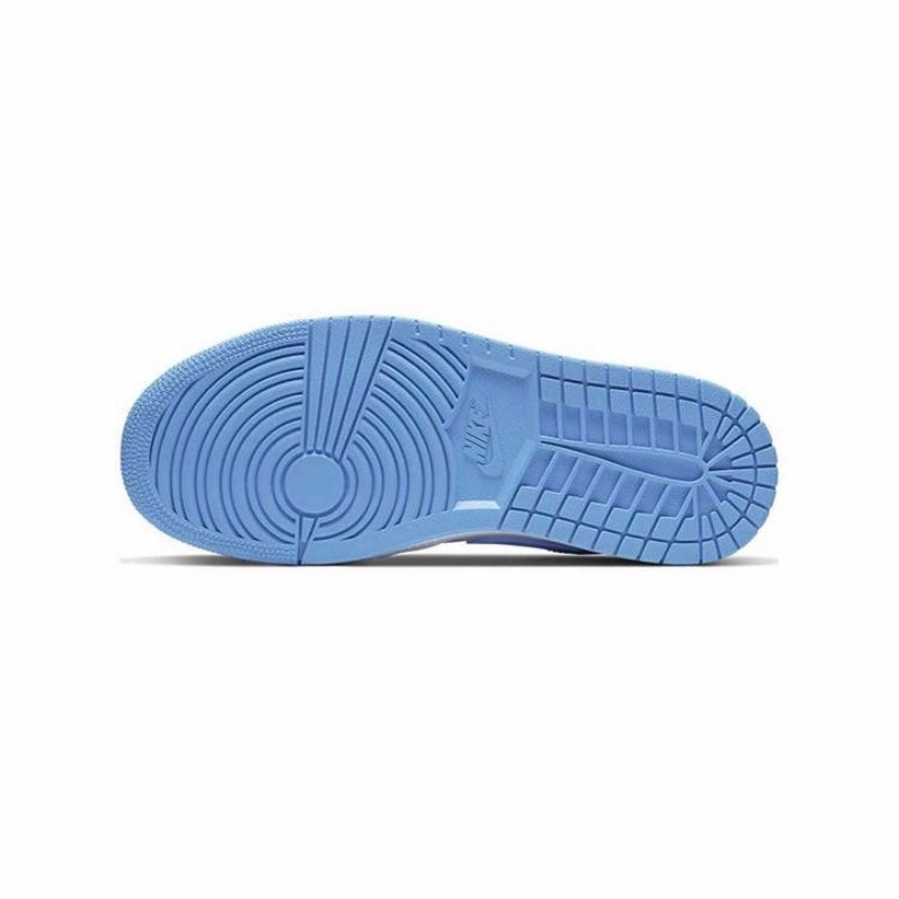 Women's Air Jordan 1 Low UNC University Blue White Retro Sneakers