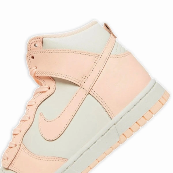 Women's Dunk High Crimson  Tint By Nike Retro Sneakers
