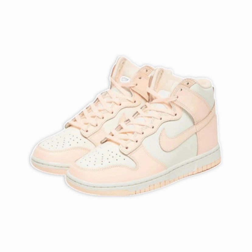 Women's Dunk High Crimson  Tint By Nike Retro Sneakers