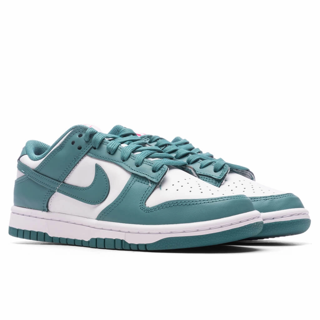 Women's Dunk Low South Beach - White/Noise Aqua/Pinksicle Nike Classic Sports Sneakers