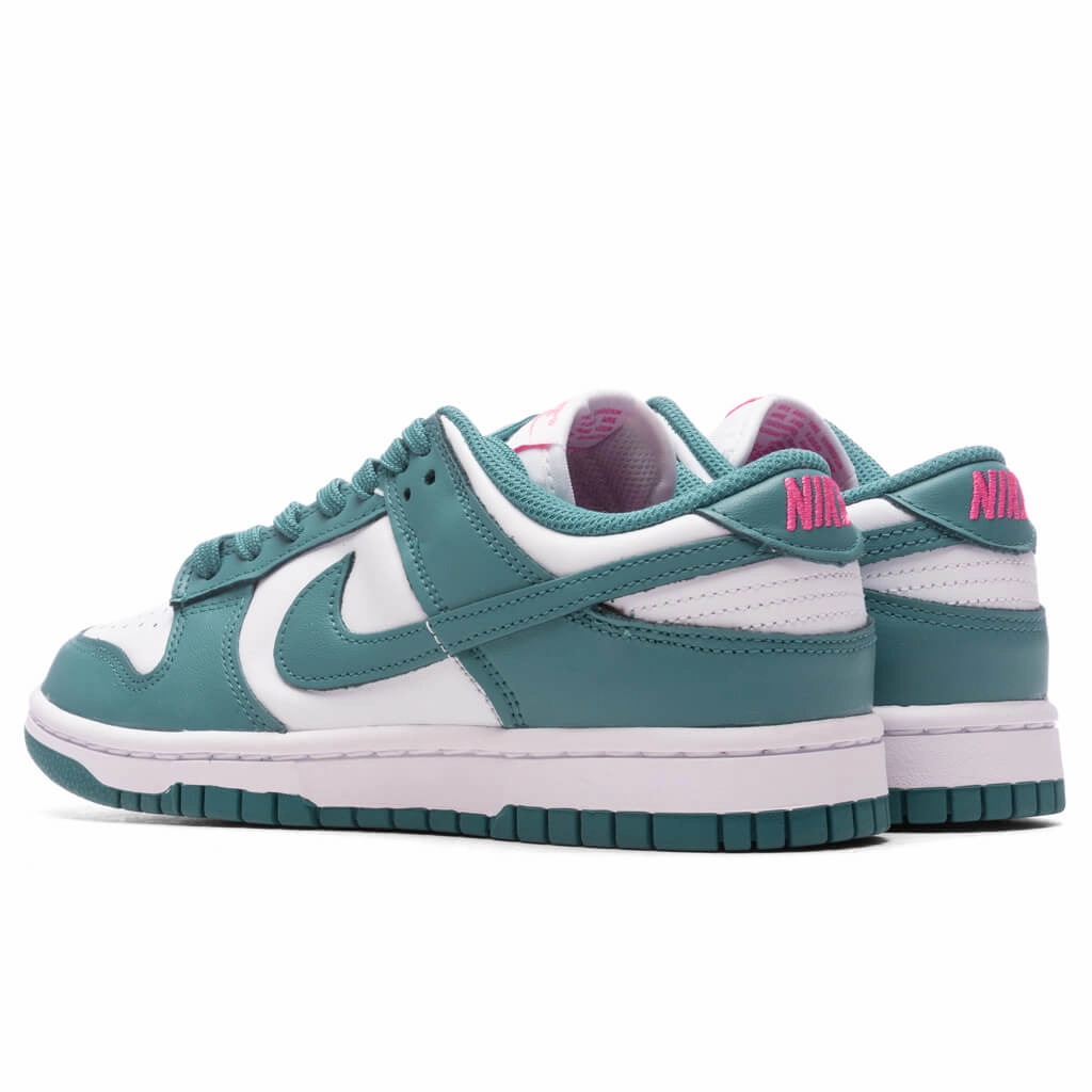 Women's Dunk Low South Beach - White/Noise Aqua/Pinksicle Nike Classic Sports Sneakers