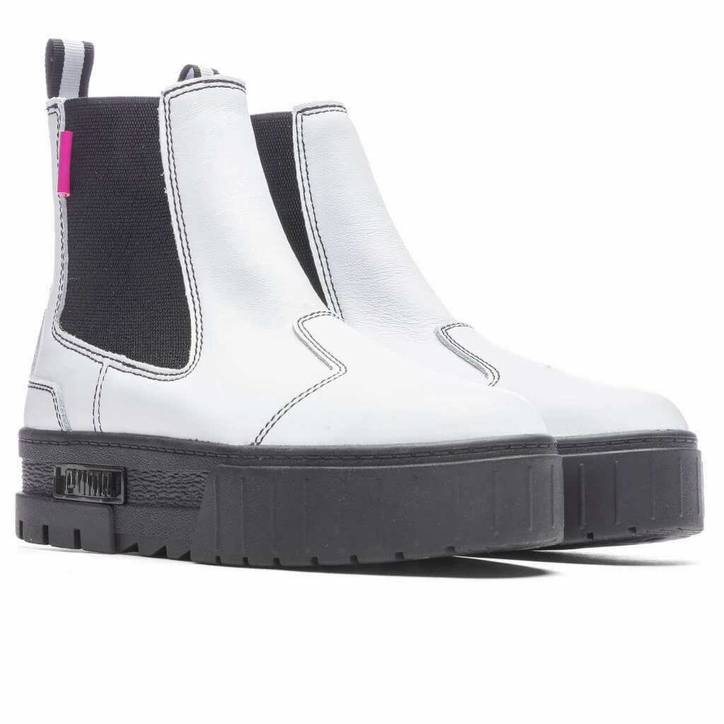 Women's Mayze Chelsea Pop - White/Black Puma Everyday Style Shoes