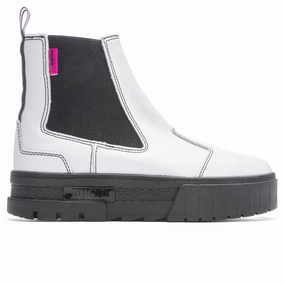 Women's Mayze Chelsea Pop - White/Black Puma sneakers for casual streetwear